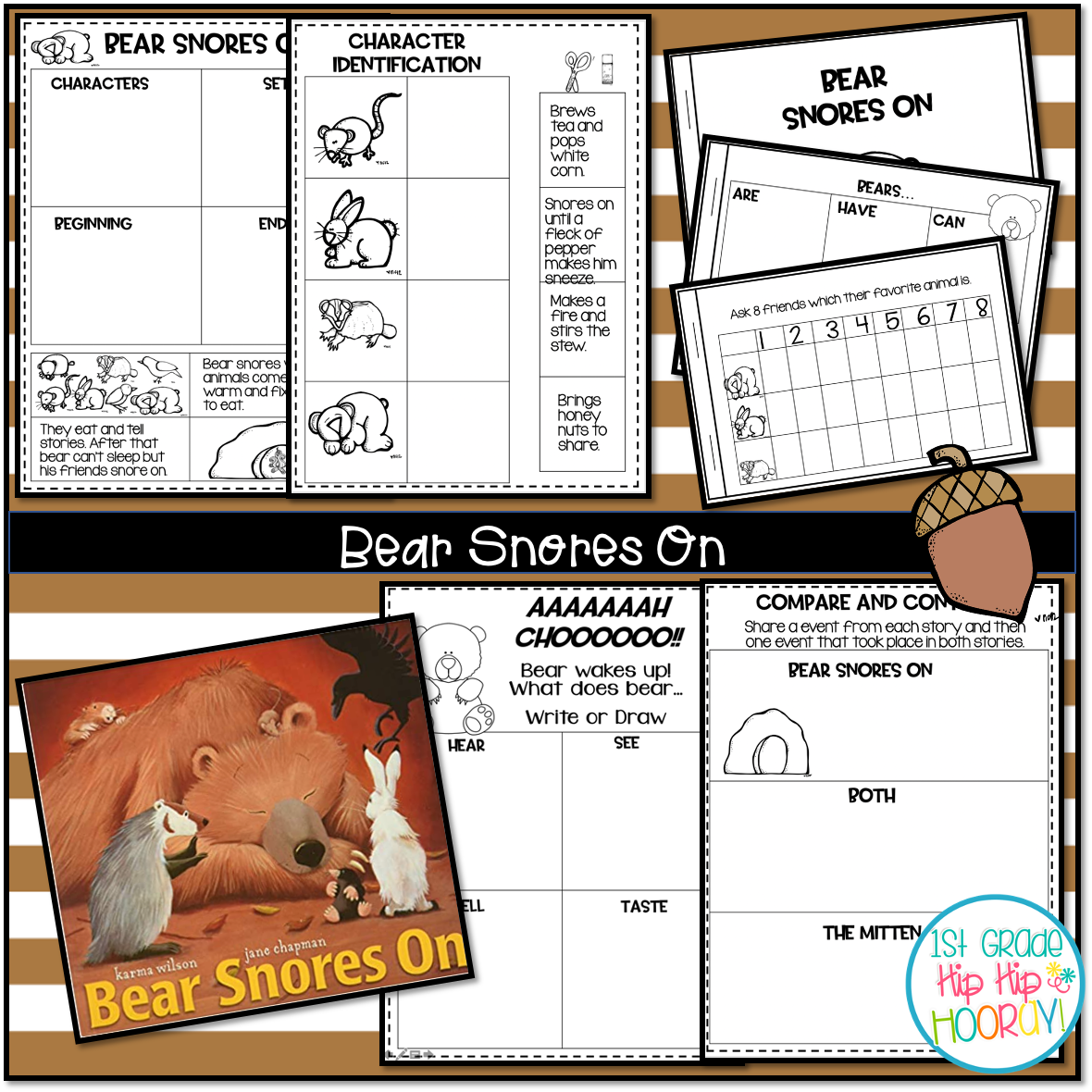 Favorite Bear Stories for Autumn into Winter – First Grade Hip Hip Hooray!