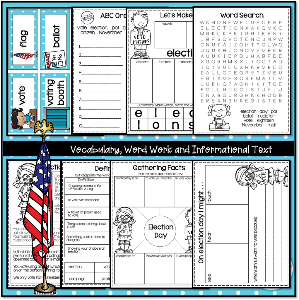 Election Day … Let’s Vote – First Grade Hip Hip Hooray!