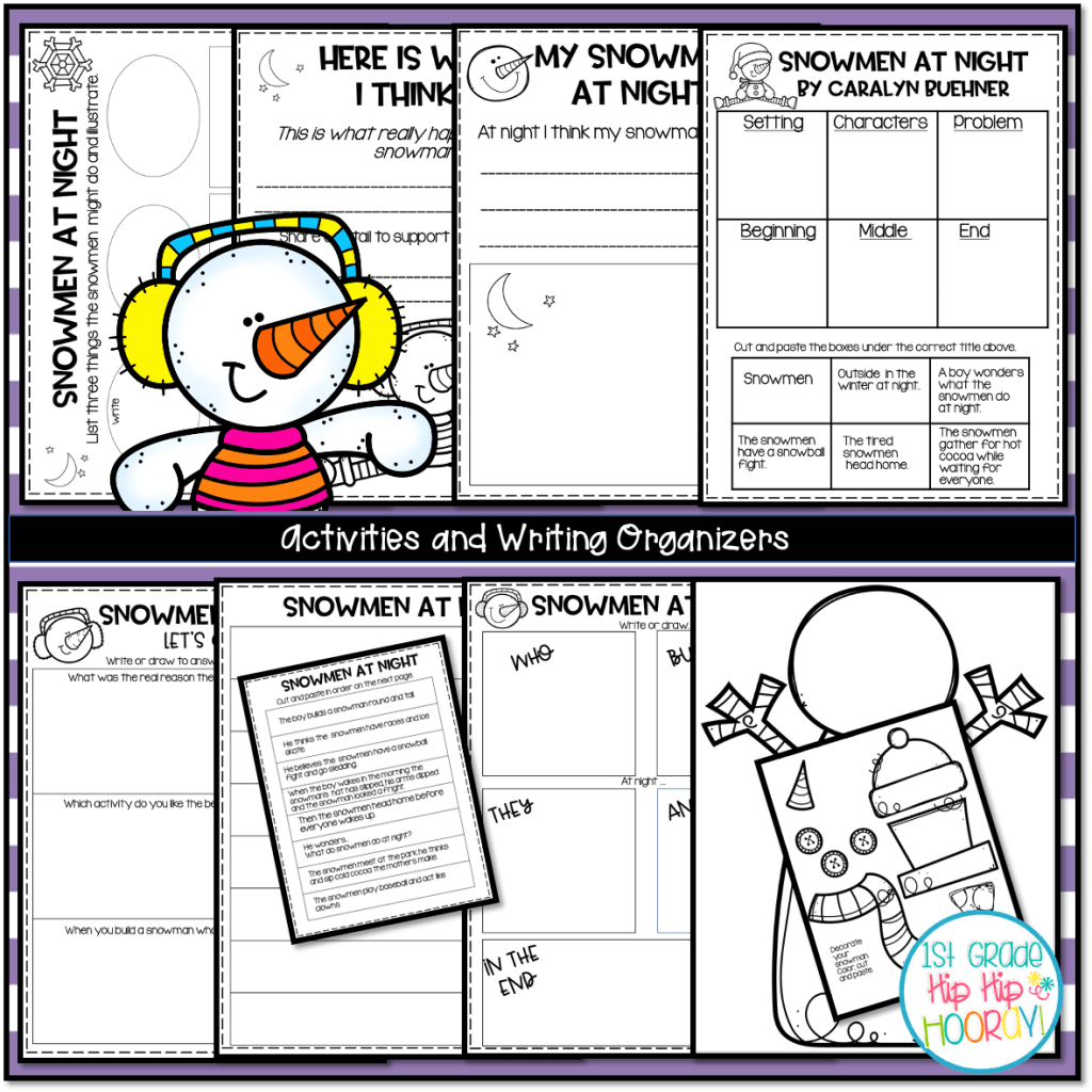 Snowmen at Night – First Grade Hip Hip Hooray!
